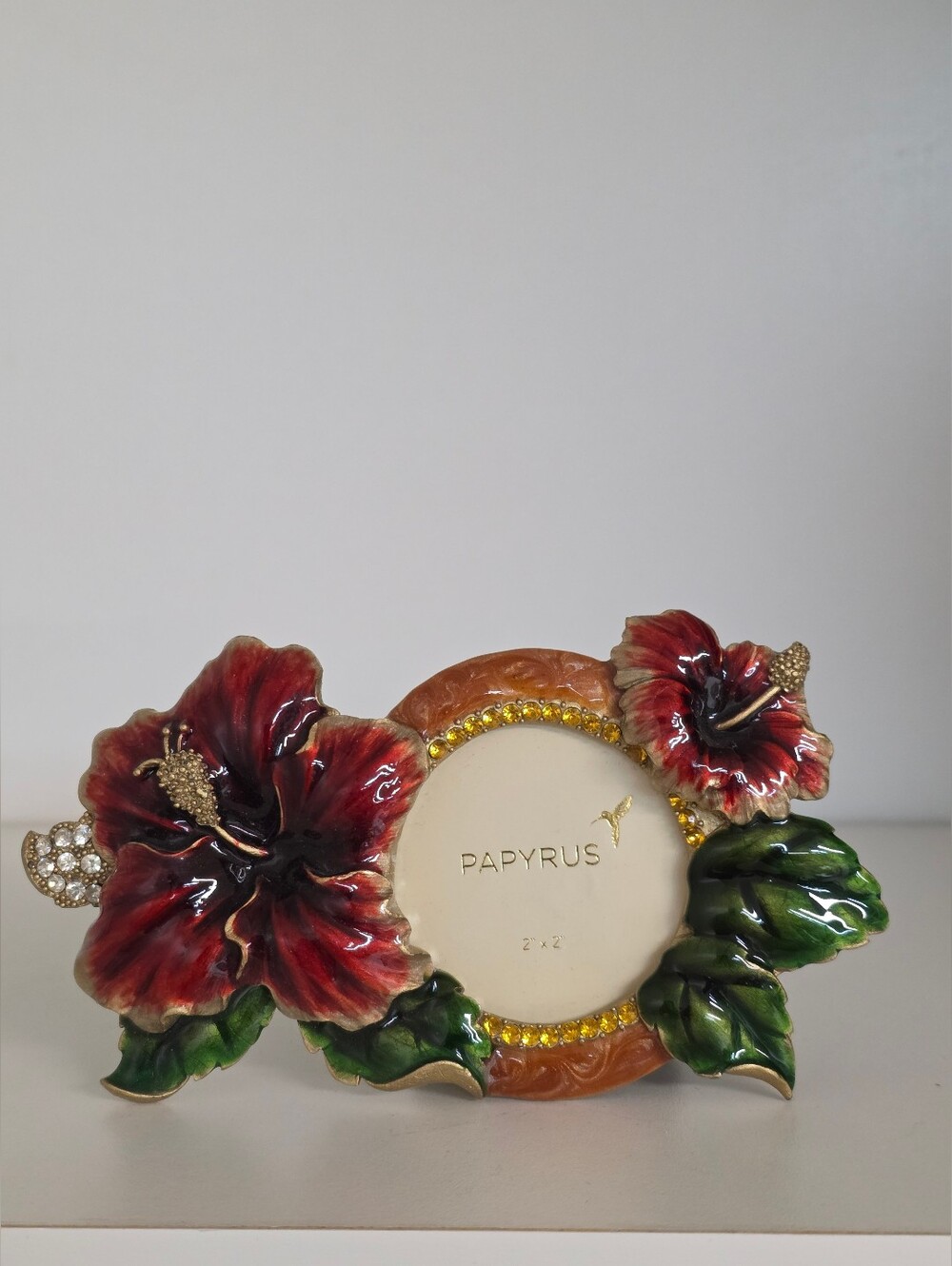 Papyrus x Wellelsey Manor 3D Enamel Floral Picture Frame